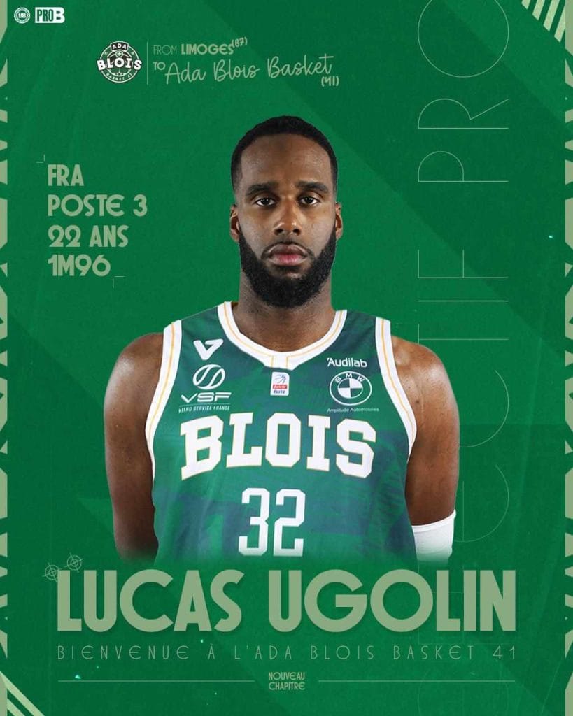 Lucas Ugolin quitte Limoges pour Blois