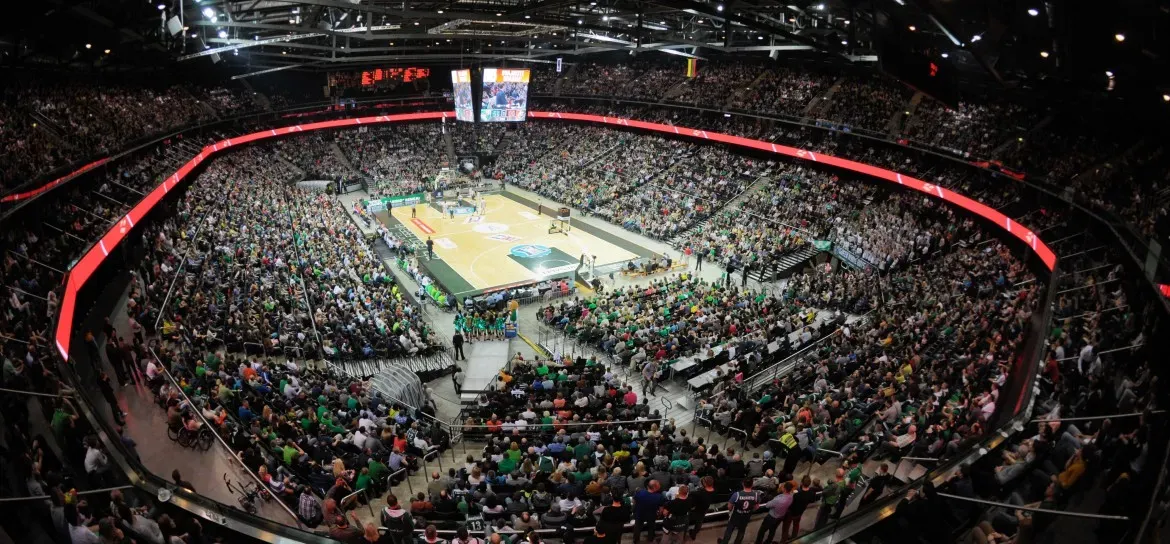 Zalgirio Arena, la gran casa del básquetbol lituano. Foto: Basket Europe.