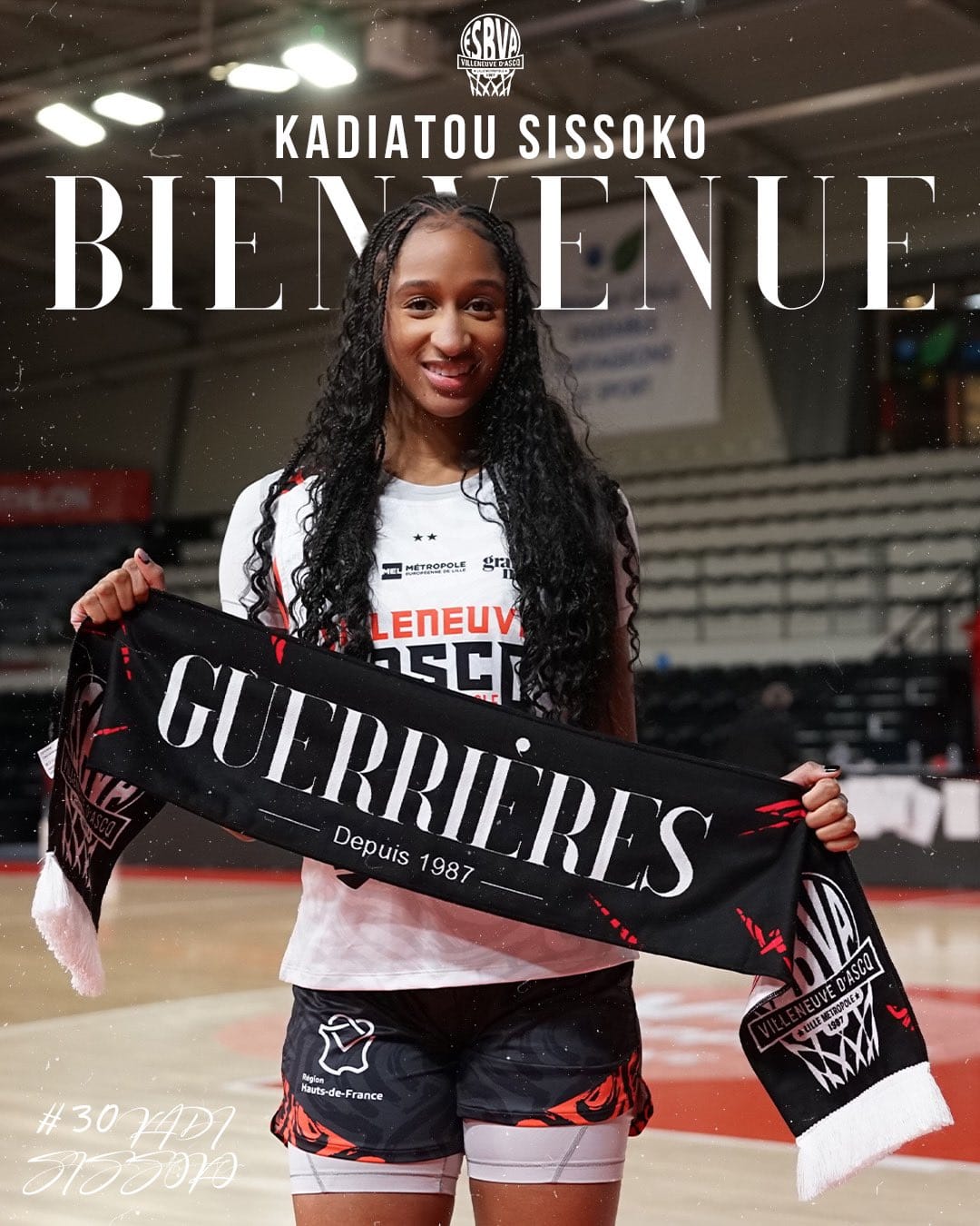 Kadiatou Sissoko renforce Villeneuve d'Ascq