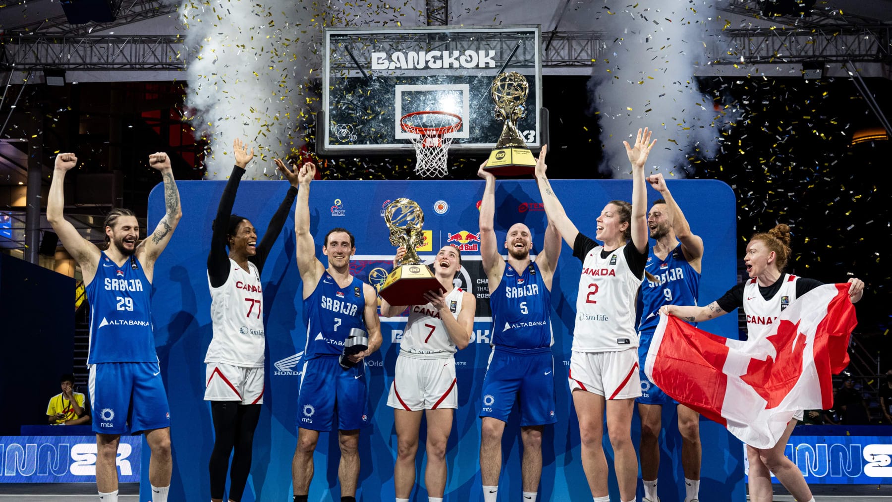 3x3 : La Serbie (hommes) et le Canada (femmes) premiers lauréats de la Champions Cup