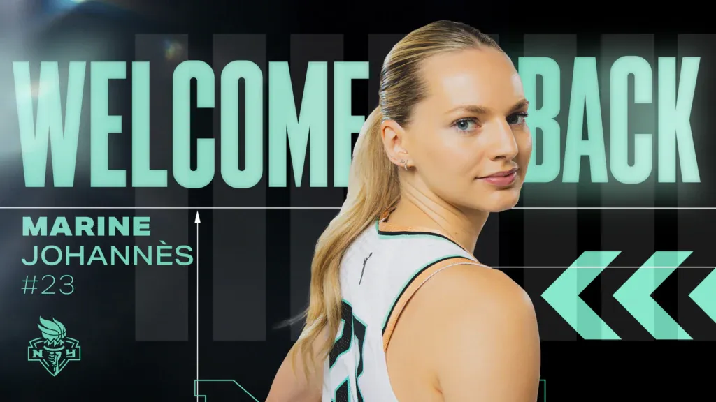 WNBA : Marine Johannes retourne au New York Liberty !