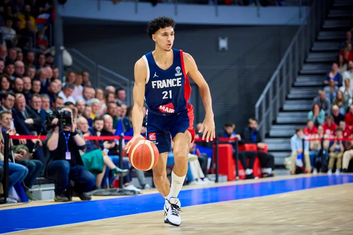 Zaccharie Risacher : « Porter ce maillot bleu, c’est le prochain objectif dans ma carrière, dans ma vie »