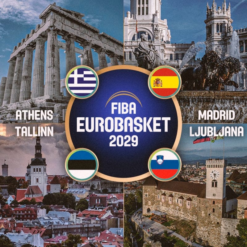 Quatre pays hôtes pour l’EuroBasket 2029, la phase finale en Espagne