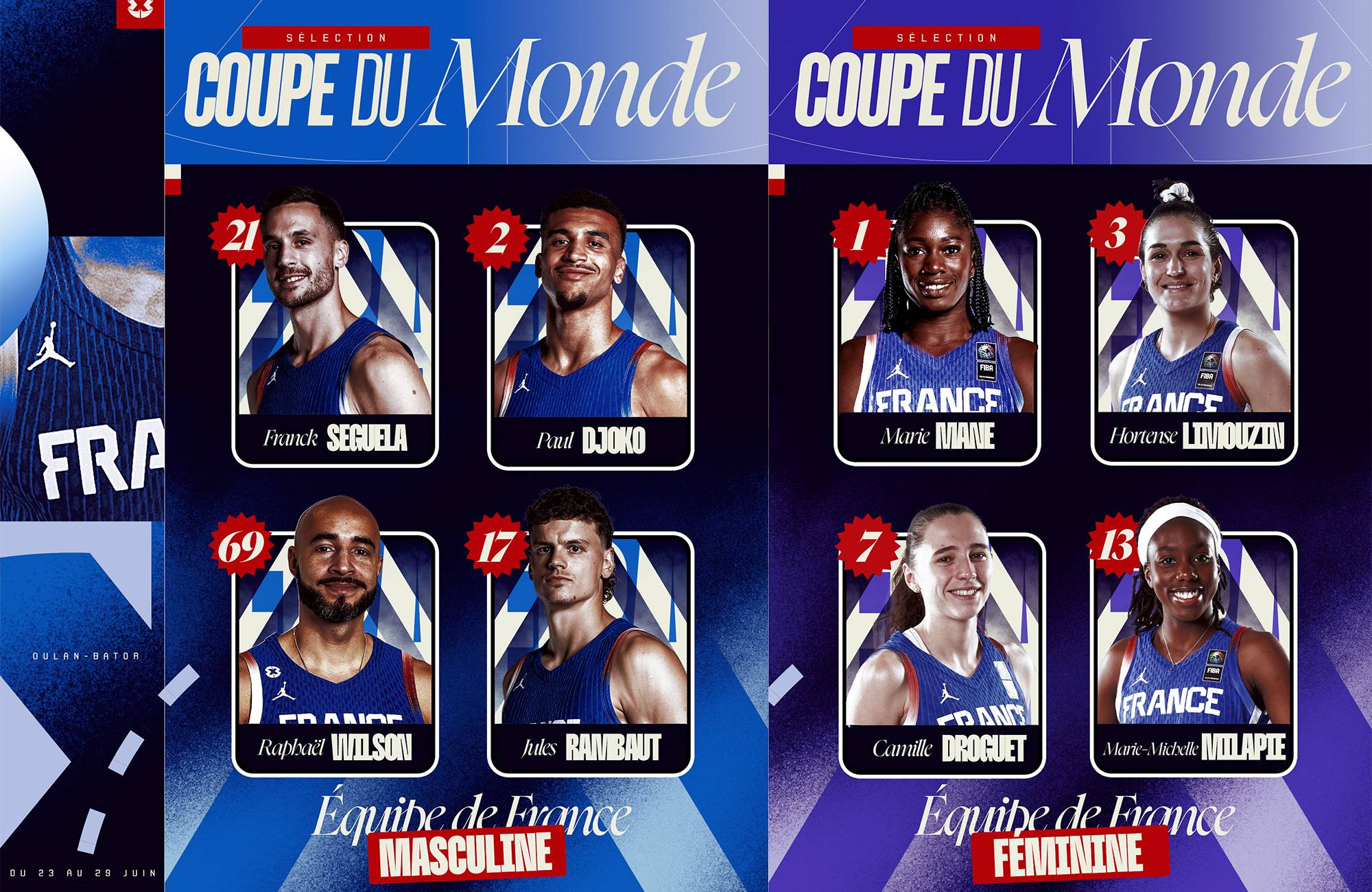 Coupe du monde 3x3 : les deux équipes de France dévoilées