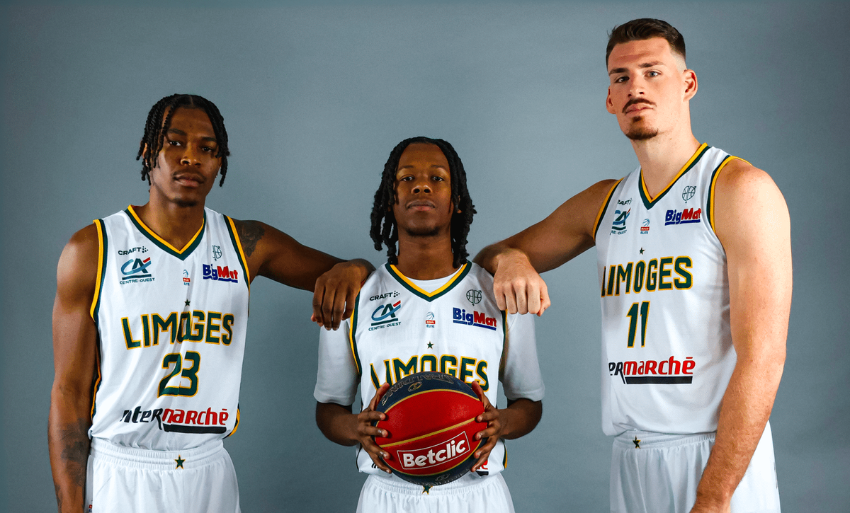 Le Limoges CSP dévoile ses nouveaux maillots Basket Europe