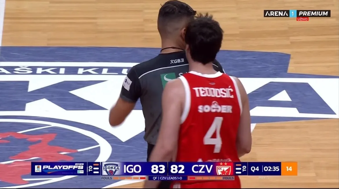 Milos Teodosic a encore pété les plombs !