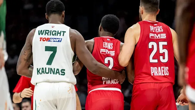 À peine revenu, Keenan Evans (Olympiakos) se rompt le tendon d'Achille