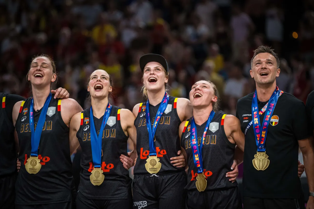 Les Cats d'Emma Meesseman reconnues comme la 2e équipe belge du quart de siècle