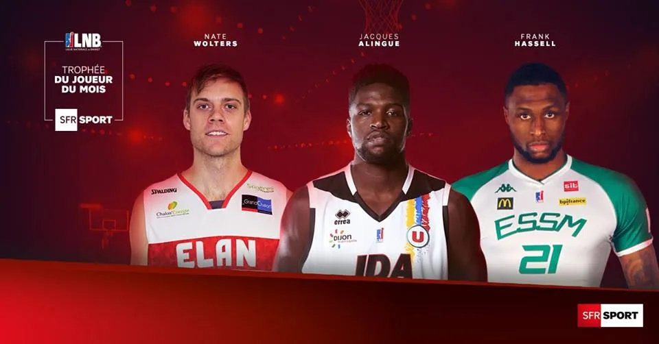 Joueur du mois de mars : Nate Wolters, Jacques Alingue ou Frank Hassell ?
