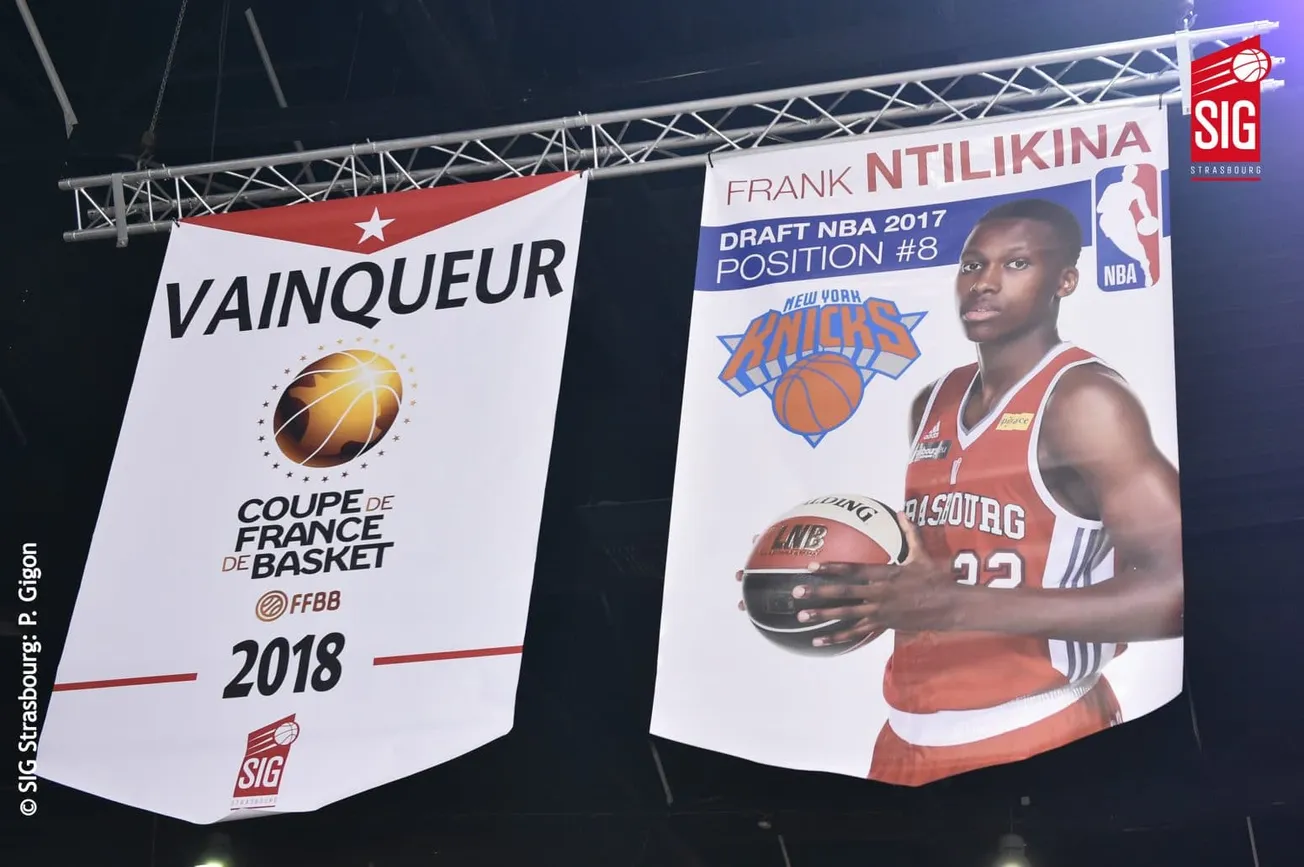 Strasbourg : Frank Ntilikina monte au plafond du Rhénus