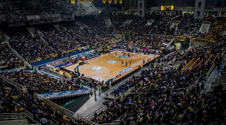 Vidéo : le timelapse de la transformation de l’OAKA pour le Final Four de BCL