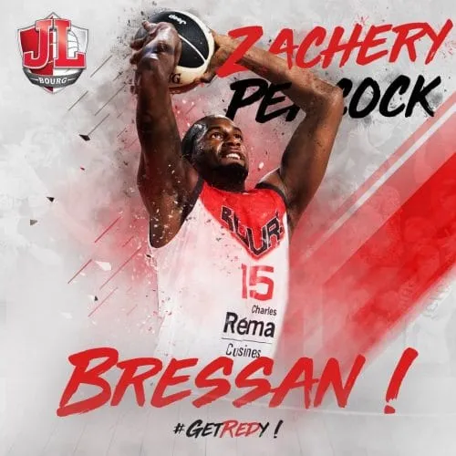 Bourg: MVP de la saison, Zachery Peacock prolonge jusqu’en 2020