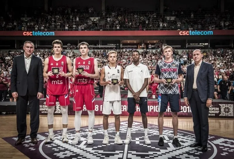 Euro U18: La Serbie en or, Marko Pecarski MVP, Joël Ayayi dans le Cinq All-Star