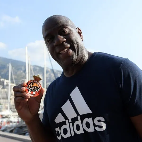 La photo: Magic Johnson supporteur de l’AS Monaco