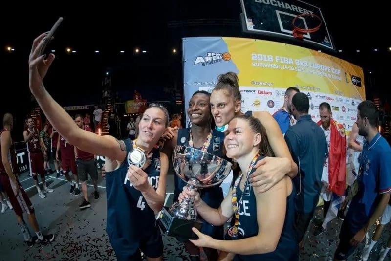 L’équipe de France féminine remporte la Coupe d’Europe 3×3