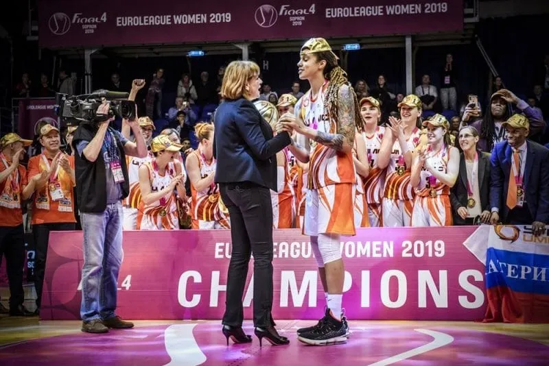 Euroleague féminine: Cinquième titre pour UMMC Ekaterinbourg, Brittner Griner élue MVP