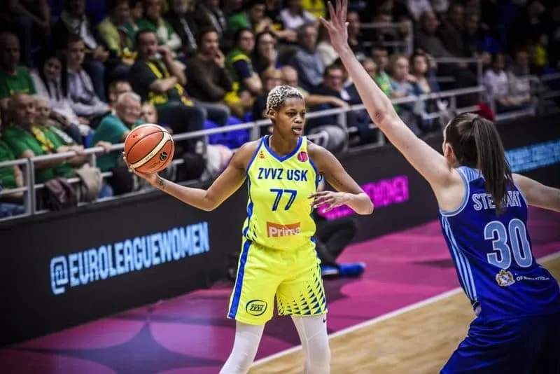 Demi-finale Euroleague féminine: Malgré les 18 points et 9 rebonds de Valériane Ayayi, Prague chute face à Koursk