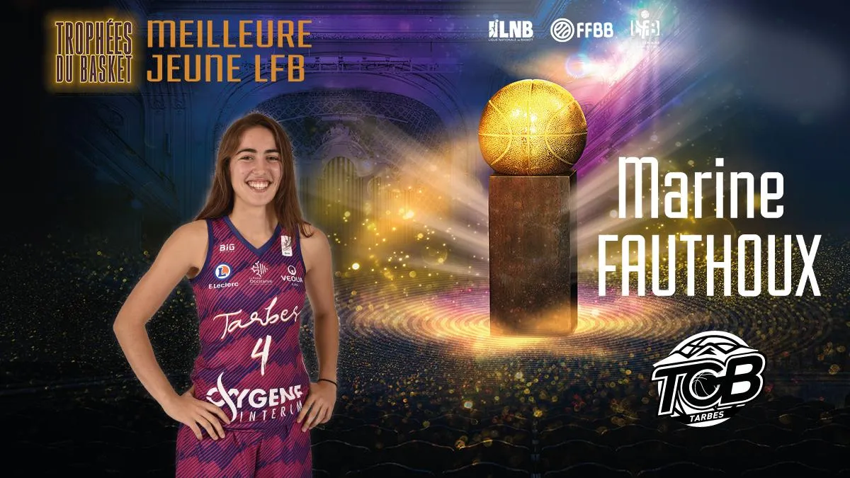 Trophées du basket : Marine Fauthoux élue meilleure jeune de Ligue Féminine