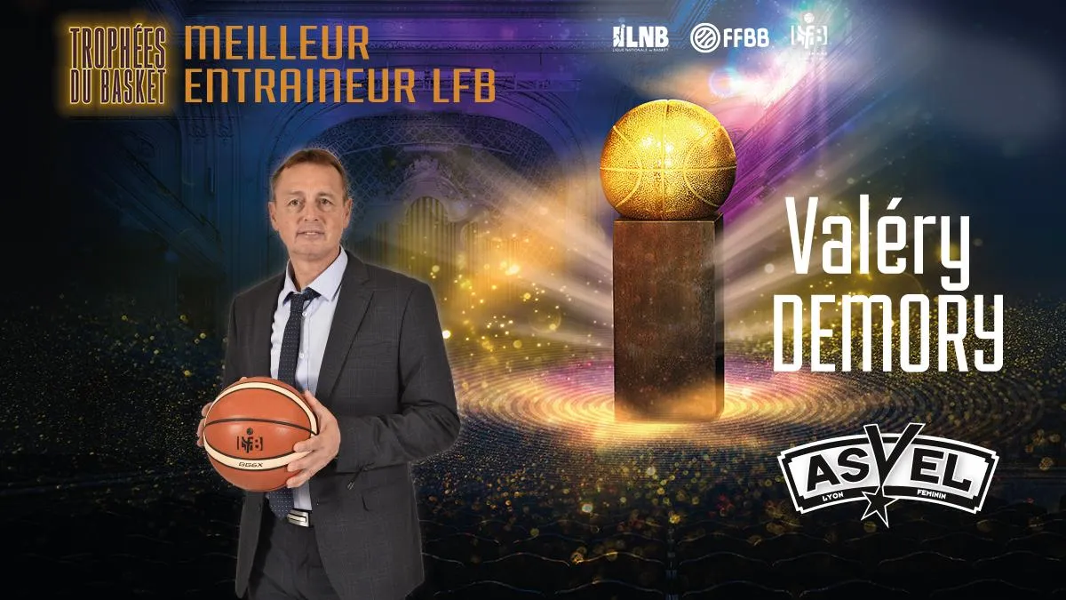 Trophées du basket : Valéry Demory élu meilleur entraîneur de Ligue Féminine