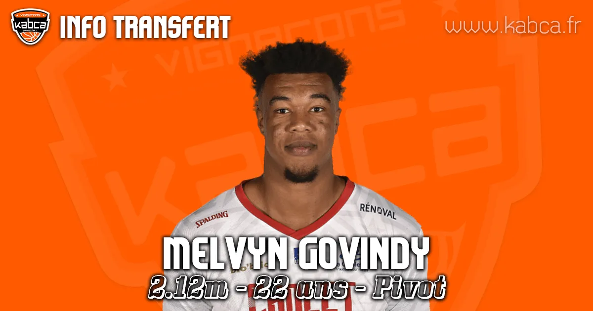 N1: Kaysersberg recrute Melvyn Govindy, 2,12m, 22 ans
