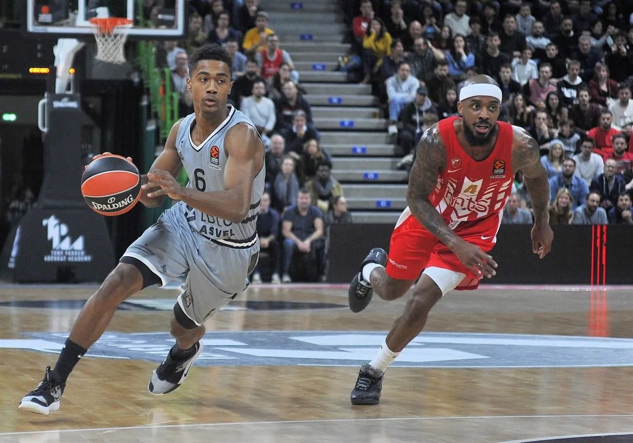 Pour les GM, Théo Maledon (ASVEL) est 3e au classement des stars montantes de l’Euroleague