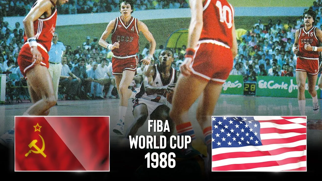 Replay by TCL : Revoir le match USA (David Robinson) – URSS (Arvidas Sabonis), finale du Championnat du Monde 1986