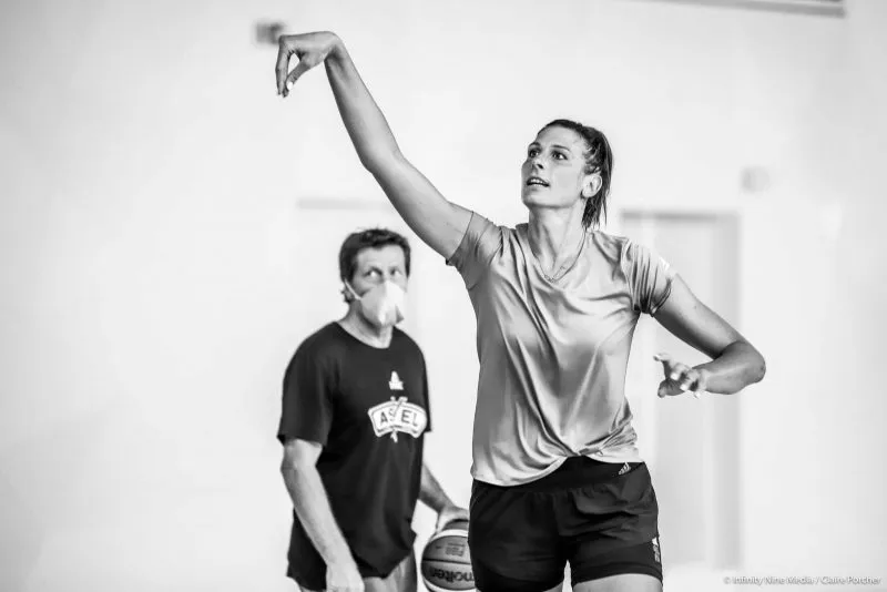 La photo: Helena Ciak a repris l’entraînement individuel