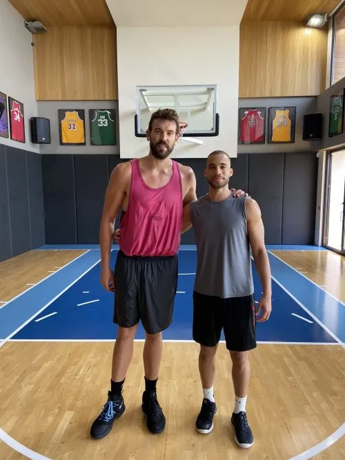 La photo: La nouvelle silhouette de l’Espagnol Marc Gasol