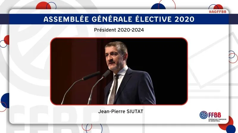 Jean-Pierre Siutat réélu à la présidence de la FFBB