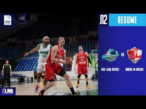 Le résumé by TCL : Pau-Lacq-Orthez vs Bourg-en-bresse (12e journée de Jeep Elite)