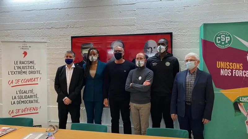 Le Limoges CSP et la Ligue des droits de l’Homme, ensemble contre le racisme