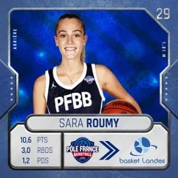 Espoir du basket féminin, Sara Roumy s’engage avec Basket Landes