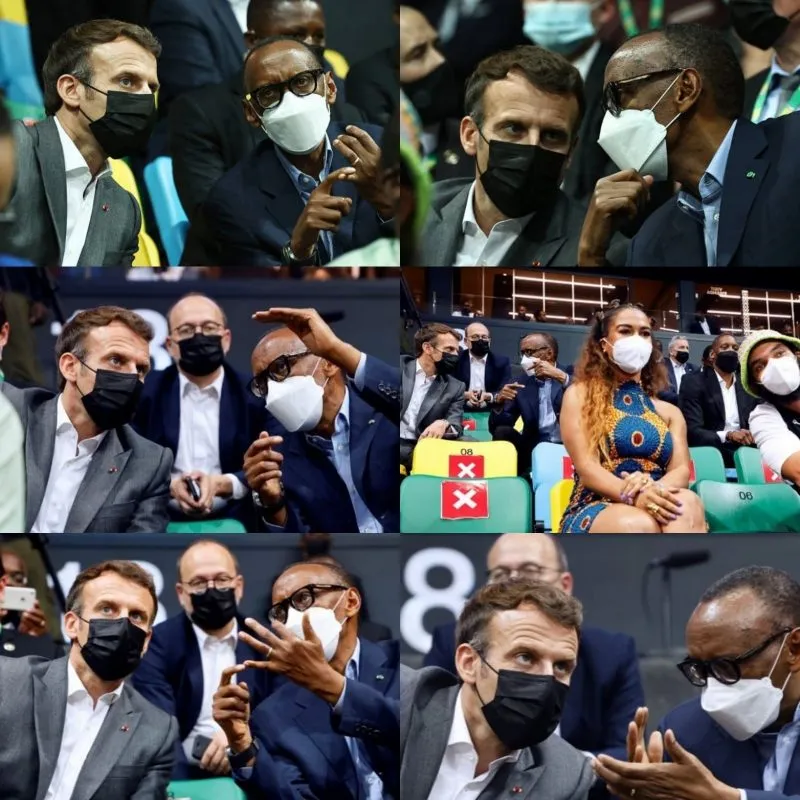 Emmanuel Macron a assisté à un match de la Basketball Africa League