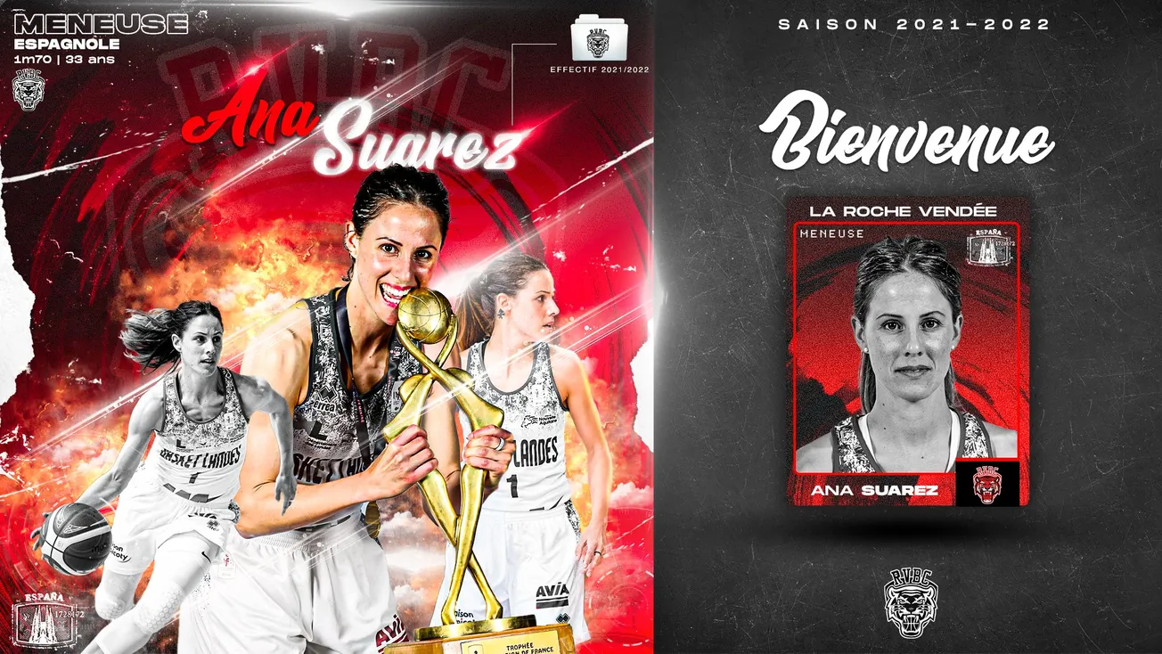 Ana Suarez (Basket Landes) débarque à La Roche Vendée