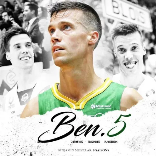 Pro B : Benjamin Monclar quitte Blois