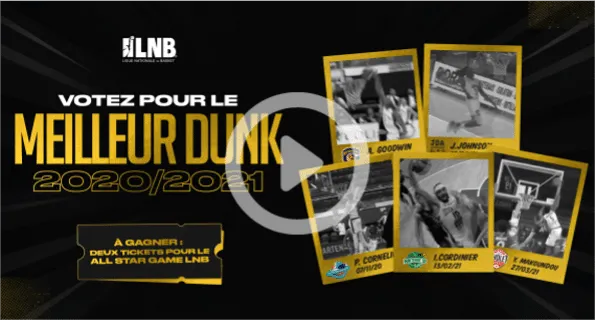 Votez pour élire le dunk de l’année en Jeep Elite