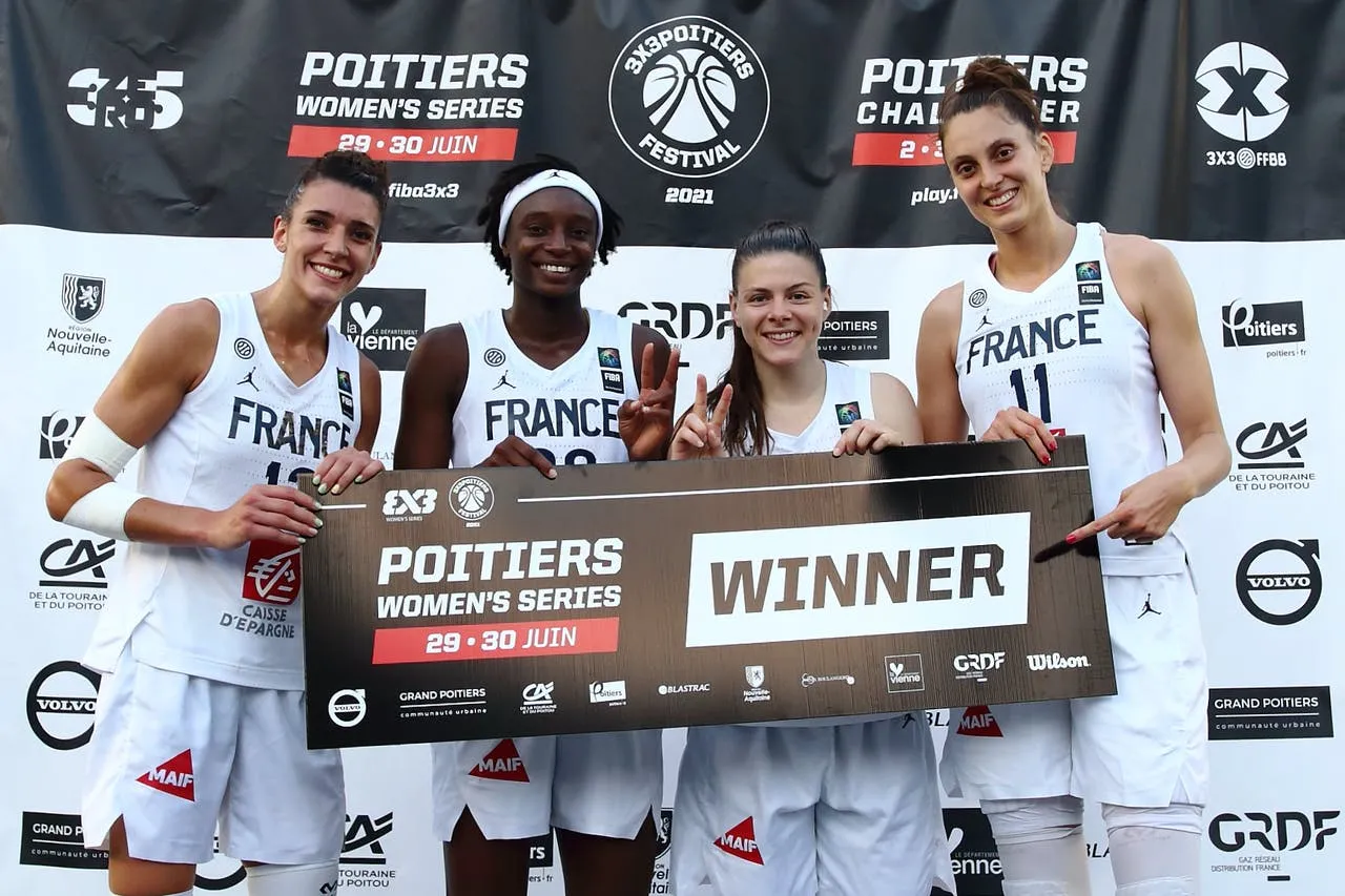 3×3 : Invaincue, l’équipe de France féminine remporte les Women’s Series de Poitiers