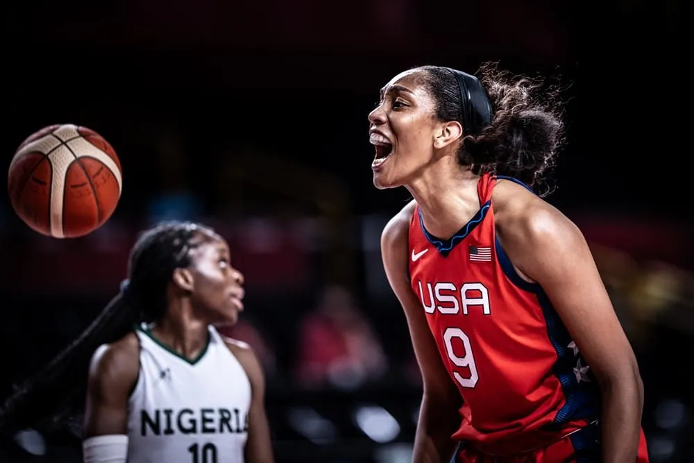 JO feminin Team USA domine le Nigeria dans le groupe des Bleues Basket Europe