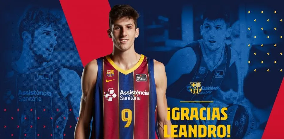 Barcelone officialise le départ de l’Argentin Leandro Bolmaro pour la NBA