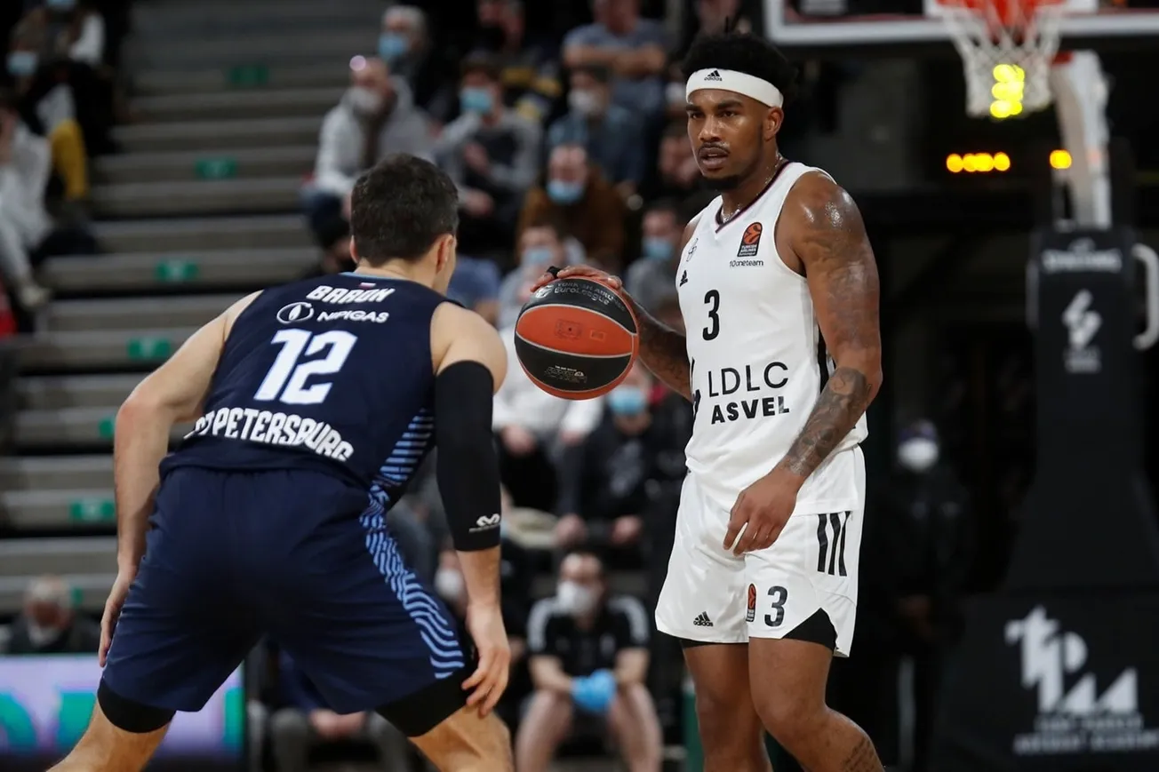 Euroleague : l’ASVEL poursuit sa mauvaise série en s’inclinant contre le Zénit
