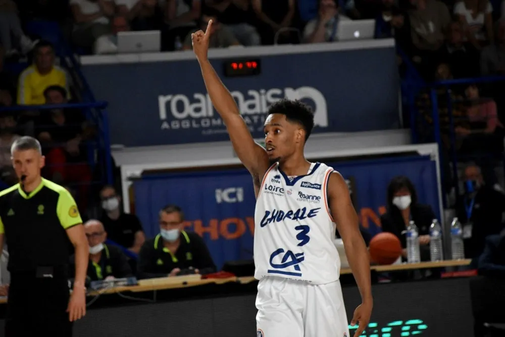 Roanne : Loren Jackson, Johnny Berhanemeskel, Juvonte Reddic et Boubacar Touré sur le départ