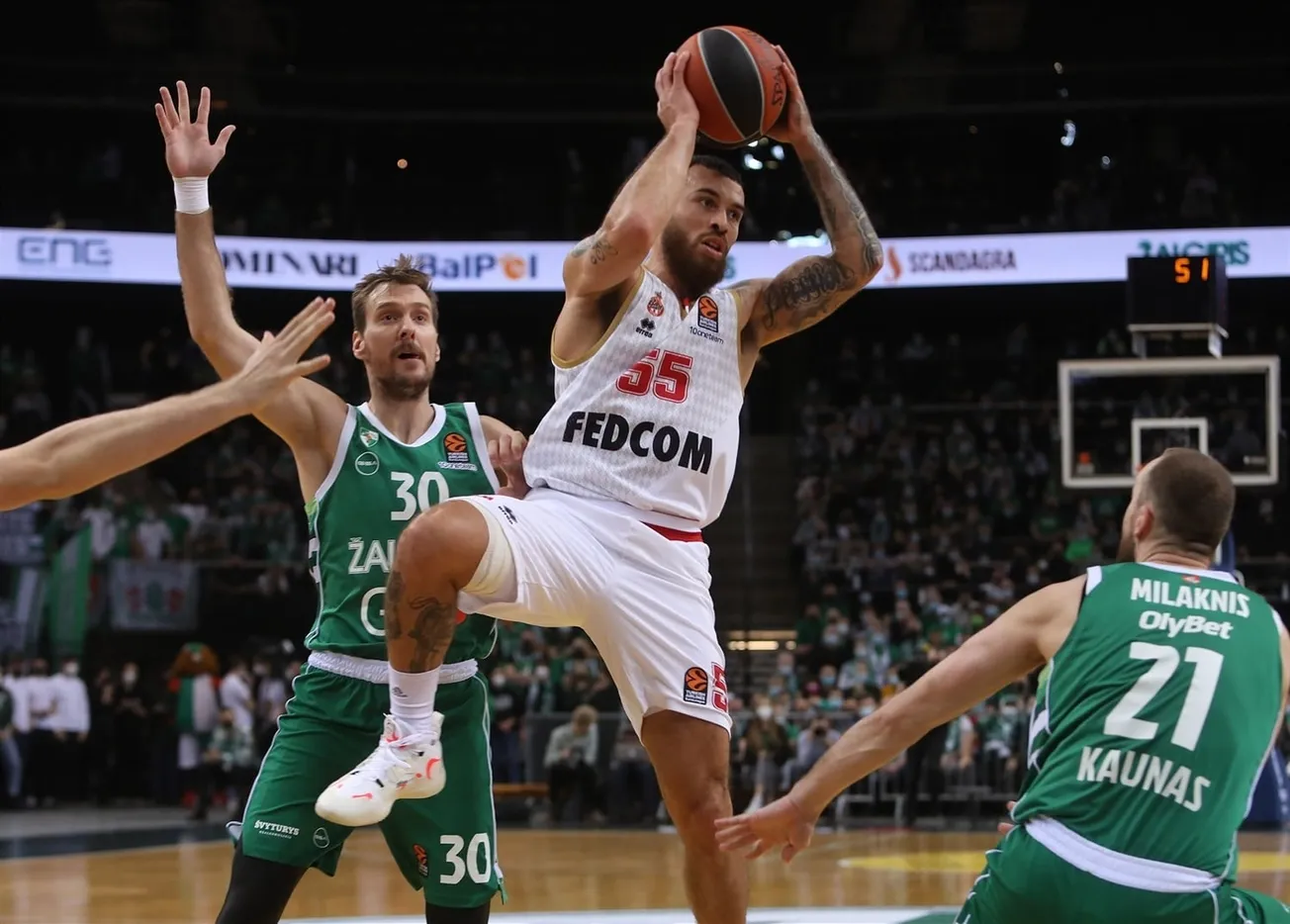 Euroleague : Monaco se relance après prolongation à Kaunas, pour la première de Sasa Obradovic