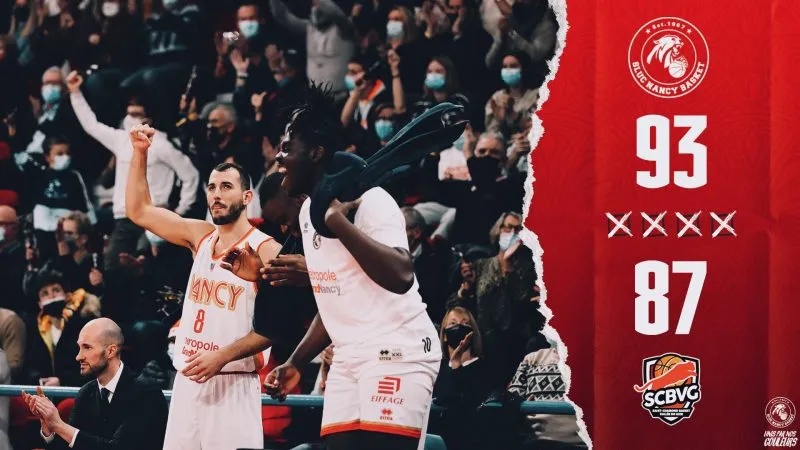 Pro B : Avec un Stéphane Gombauld de feu, Nancy a fait tomber le leader Saint-Chamond