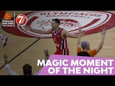 Vidéo : Le buzzer beater de Kostas Sloukas (Olympiakos) face à Anadolu Efes