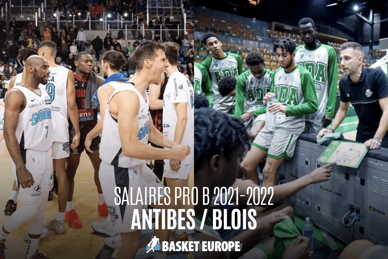 Spécial Salaires Pro B 2021-22 : Antibes bien loti, Blois performant
