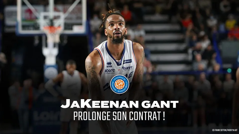 Roanne : JaKeenan Gant prolonge son contrat jusqu’en 2024