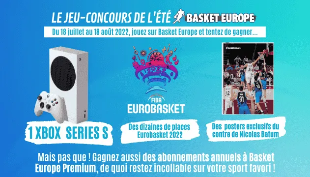 Jeu Concours de l'été - Basket Europe
