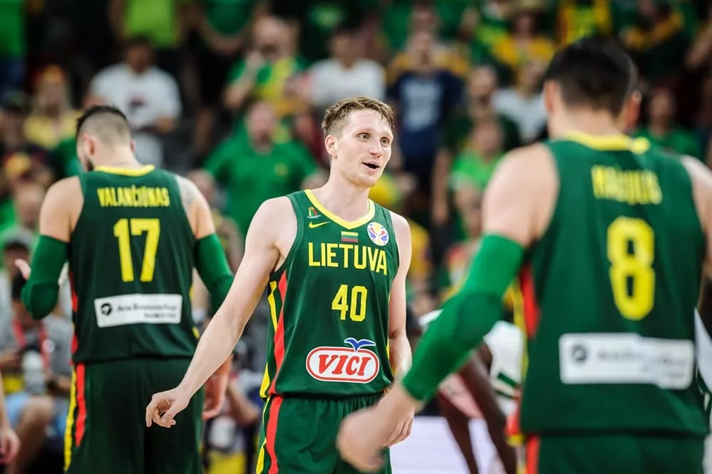 Qualif. Coupe du monde : la Lituanie avec Marius Grigonis et Ignas Brazdeikis