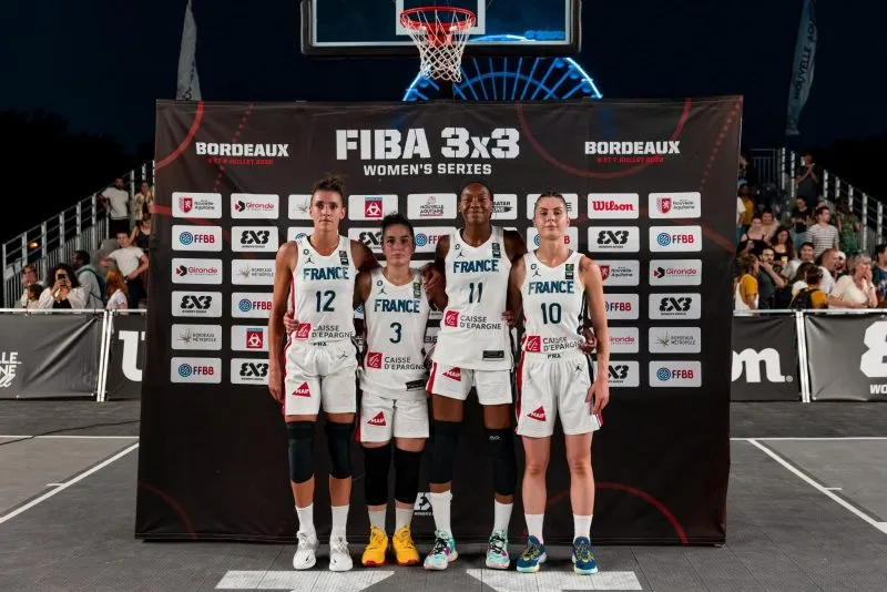 3×3 Women’s Series de Bordeaux : La France décroche la 2e place