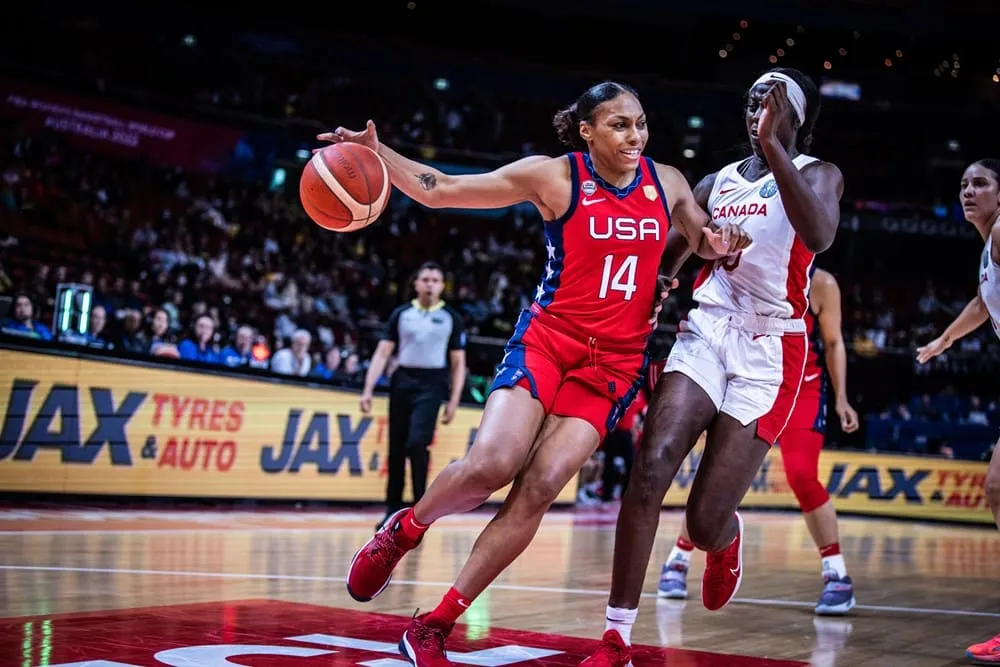 Coupe du Monde féminine : Les Etats-Unis ont eu la main lourde face au Canada, +40
